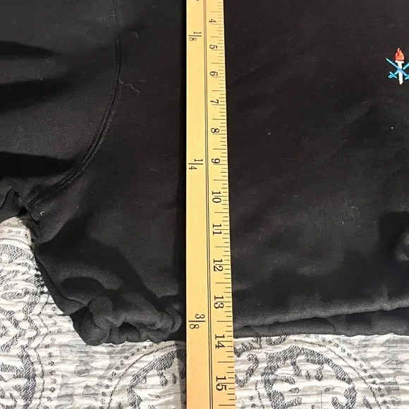 Opening Ceremony Ringer Cropped Black Textured Fabric XS - Picture 9 of 13